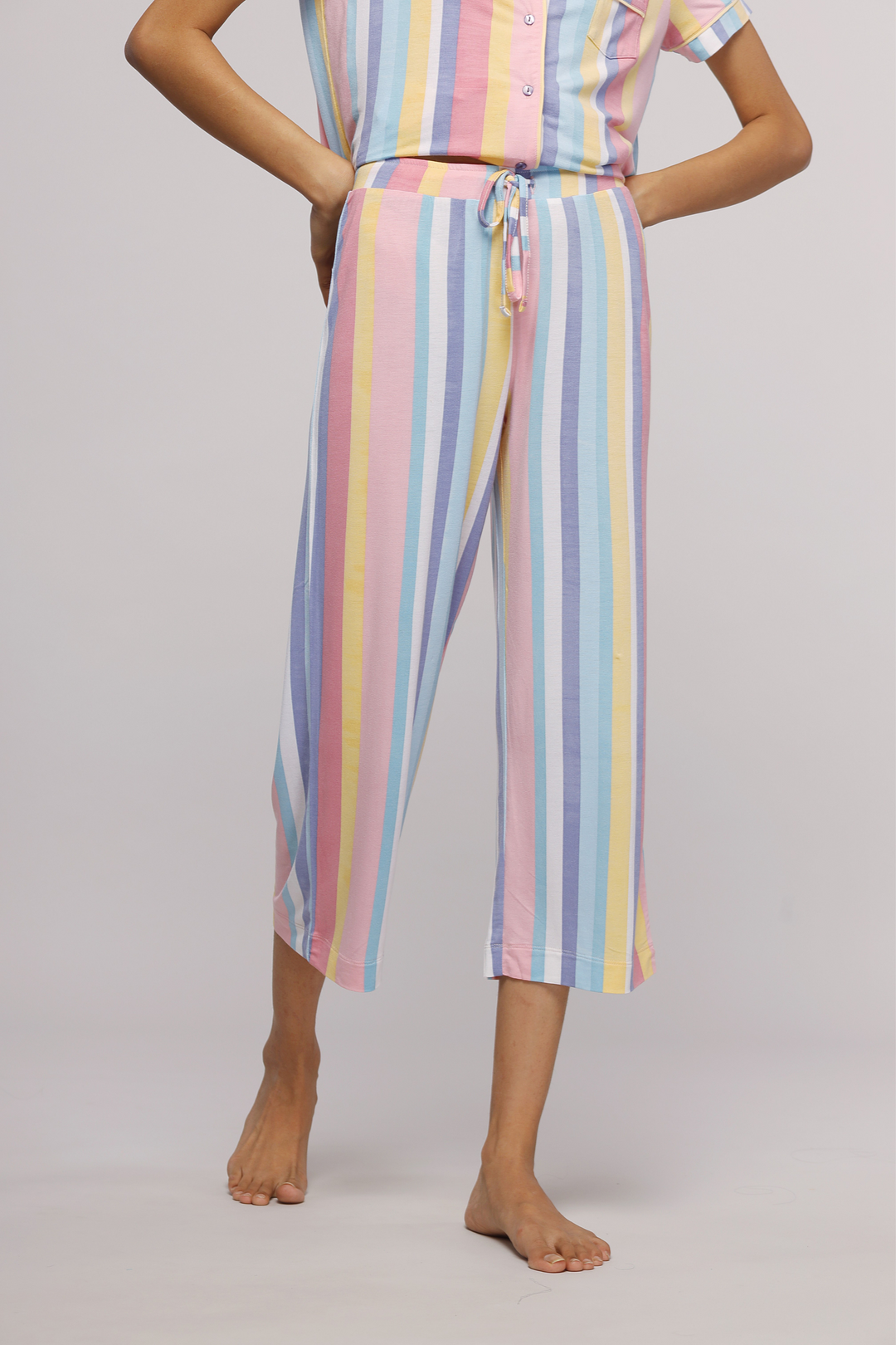 Pastel Stripe Capri Set - Product Image 6