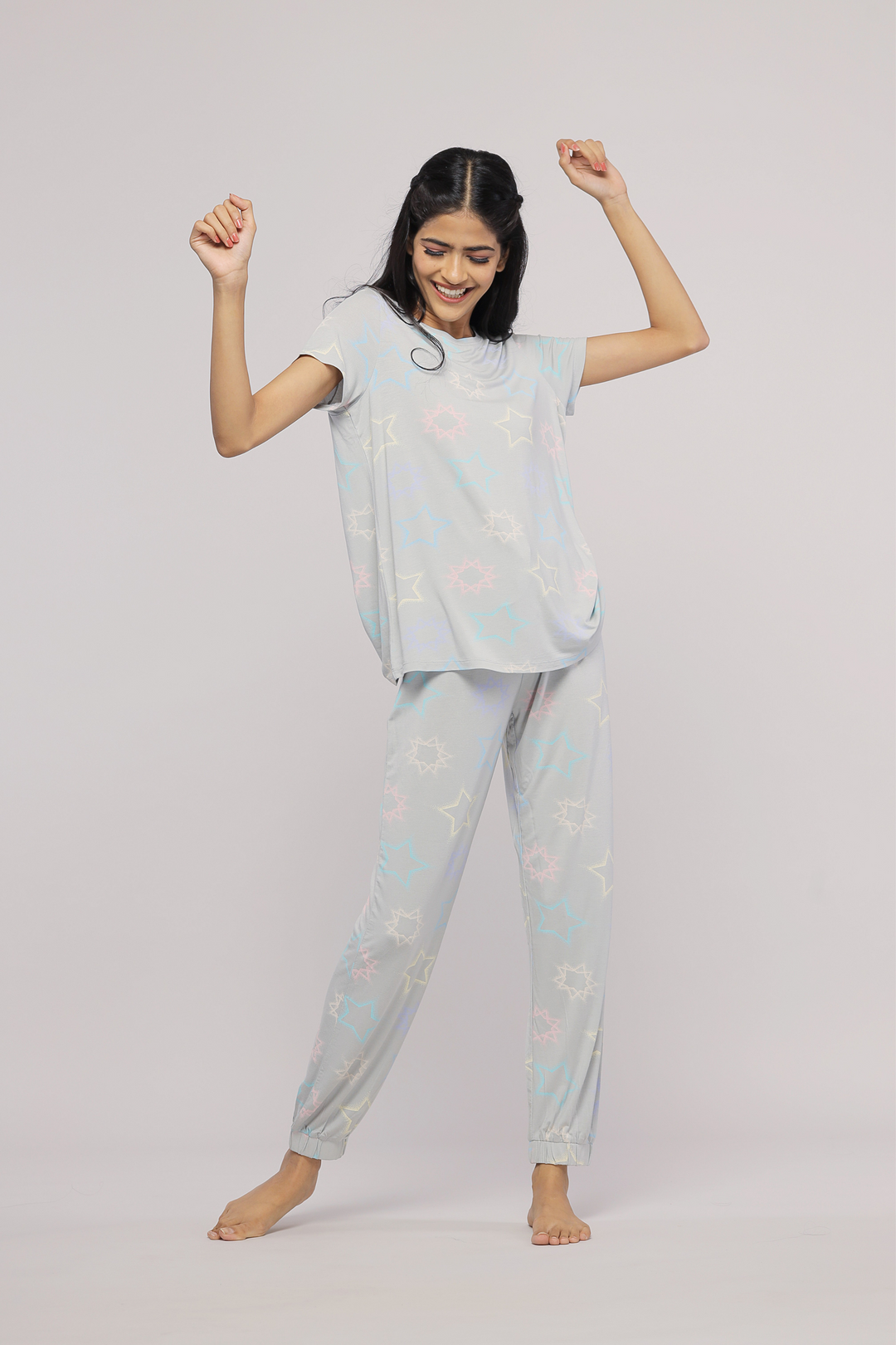 Starlit Cuffed Pajama Set