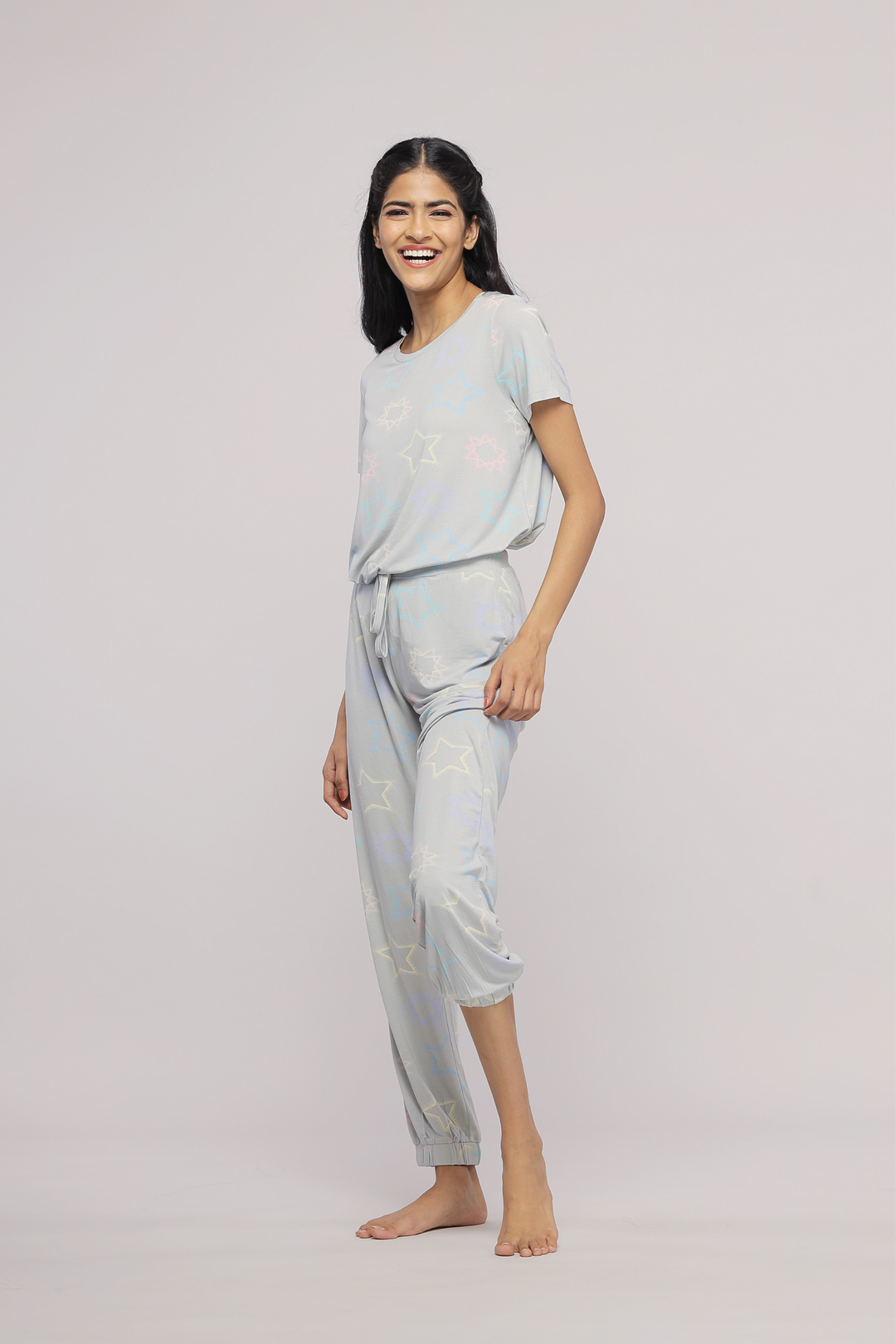 Starlit Cuffed Pajama Set