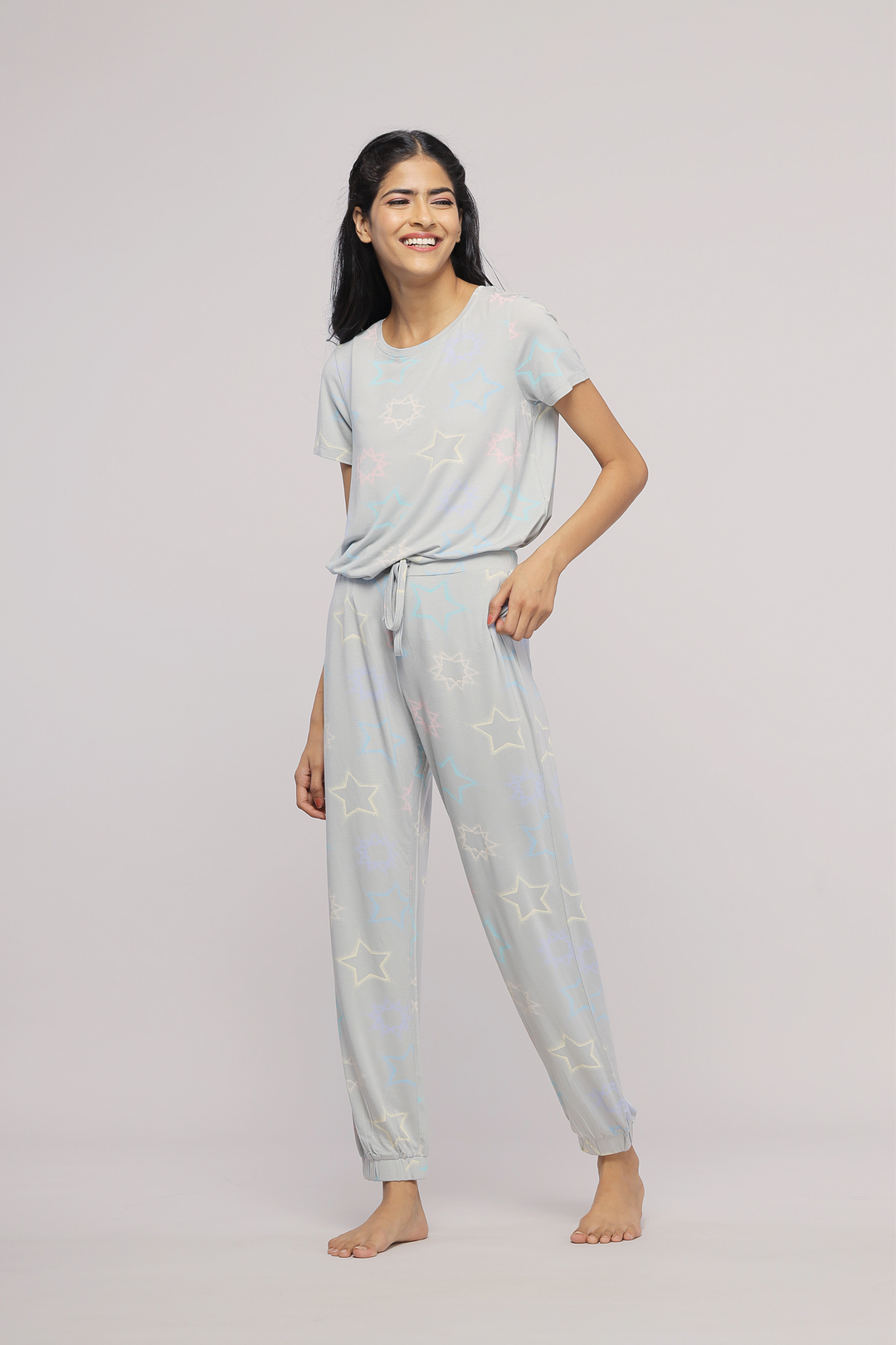 Starlit Cuffed Pajama Set