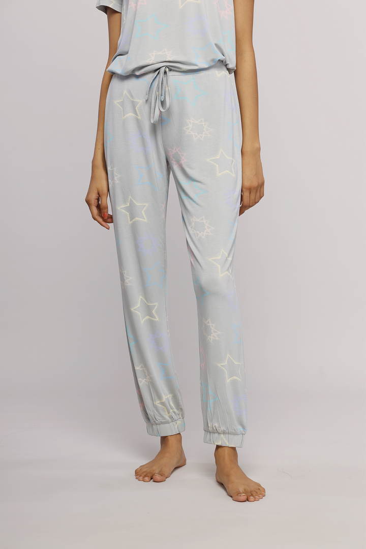 Starlit Cuffed Pajama Set