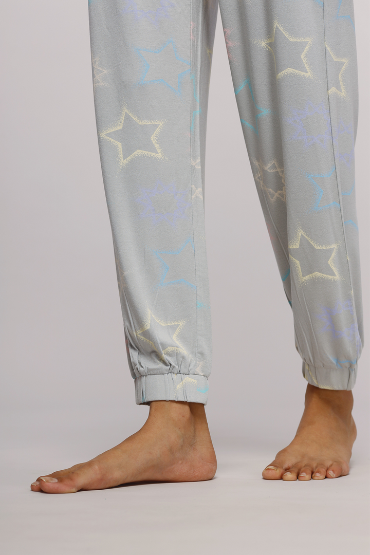 Starlit Cuffed Pajama Set