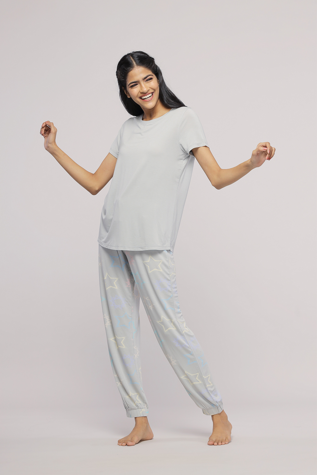 Starlit Cuffed Pajama Set