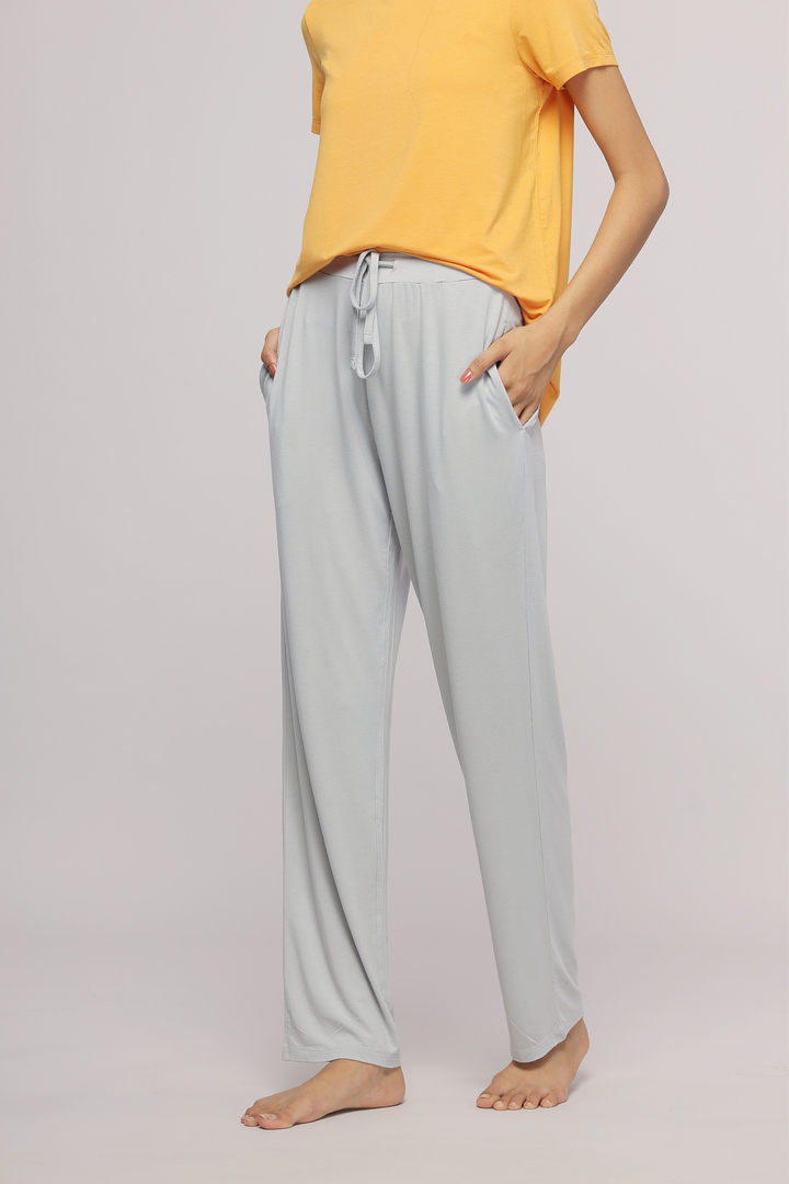 Zen Grey Straight Pajama Set